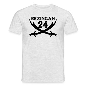 Alevi Erzincan - Männer T-Shirt - Grau meliert - Vorne - AI Model Male 178 dark (178cm)