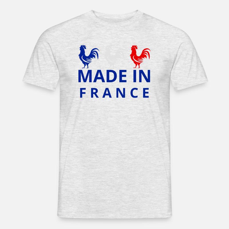 Hahn BBR - Männer T-Shirt - Grau meliert