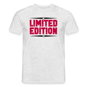 limited edition - Men's T-Shirt - heather grey - Front - AI Model Male 178 dark (178cm)