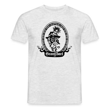 Grantlbart - T-shirt homme - gris chiné - Devant - AI Model Male 178 dark (178cm)