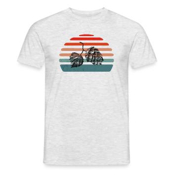 Hop lovers Vintage beer for hobby brewers - Men's T-Shirt - heather grey - Front - AI Model Male 178 dark (178cm)