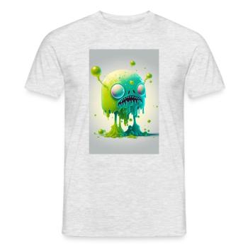 Zombie Gelée - T-shirt homme - gris chiné - Devant - AI Model Male 178 dark (178cm)