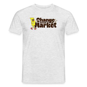 Change Market - T-shirt homme - gris chiné - Devant - AI Model Male 178 dark (178cm)