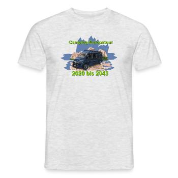 camper 2 - Männer T-Shirt - Grau meliert - Vorne - AI Model Male 178 dark (178cm)