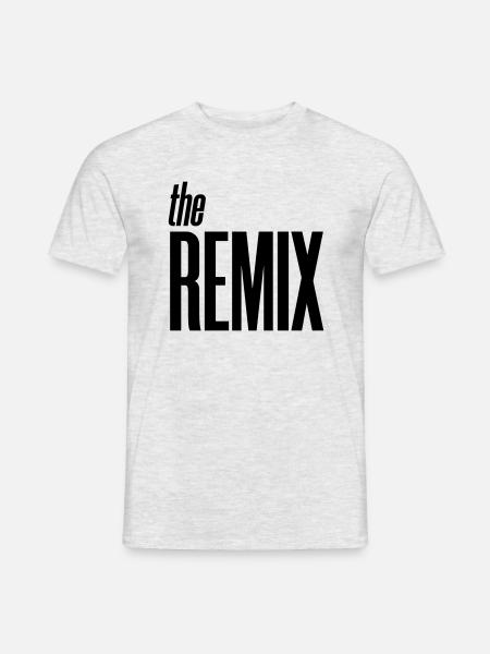 The Remix - Farbwechsel - Männer T-Shirt - Grau meliert