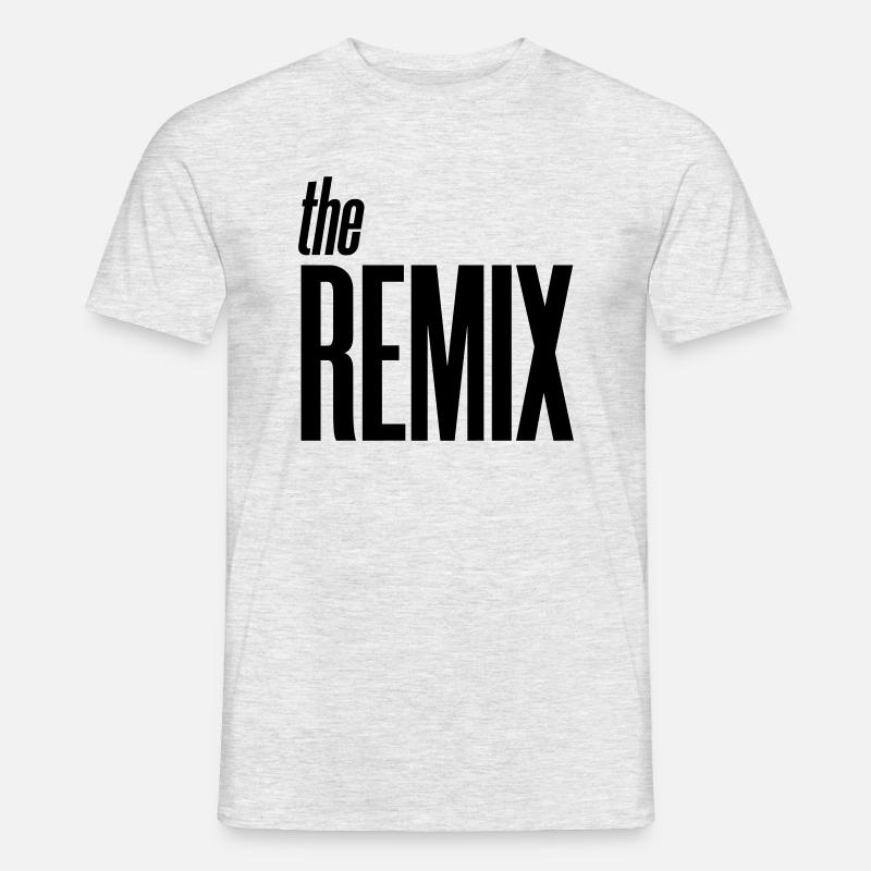 The Remix - Farbwechsel - Männer T-Shirt - Grau meliert