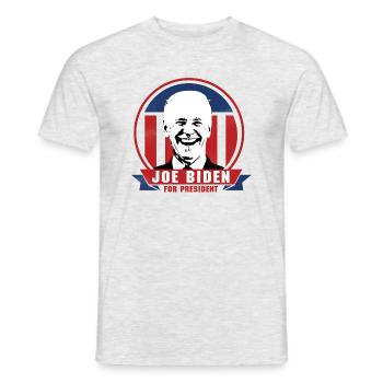 Joe Biden Veto - Men's T-Shirt - heather grey - Front - AI Model Male 178 dark (178cm)