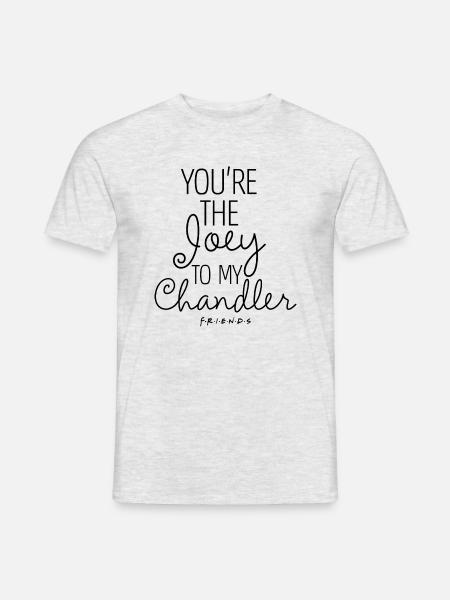 Friends Les meilleurs amis Joey et Chandler - T-shirt homme - gris chiné