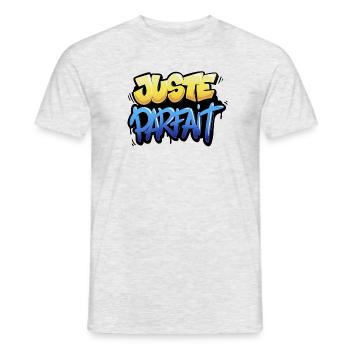 Einfach perfekt - Männer T-Shirt - Grau meliert - Vorne - AI Model Male 178 dark (178cm)