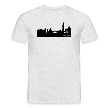 Venedig My Hood Shirt - Männer T-Shirt - Grau meliert - Vorne - AI Model Male 178 dark (178cm)