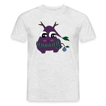Zwiebel - Männer T-Shirt - Grau meliert - Vorne - AI Model Male 178 dark (178cm)