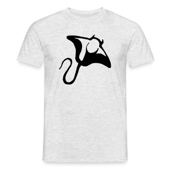 rochen - Männer T-Shirt - Grau meliert - Vorne - AI Model Male 178 dark (178cm)