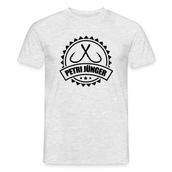petrijuenger__f1 - T-shirt homme - gris chiné - Devant - AI Model Male 178 dark (178cm)