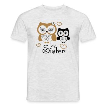 Big Sister - Men's T-Shirt - heather grey - Front - AI Model Male 178 dark (178cm)