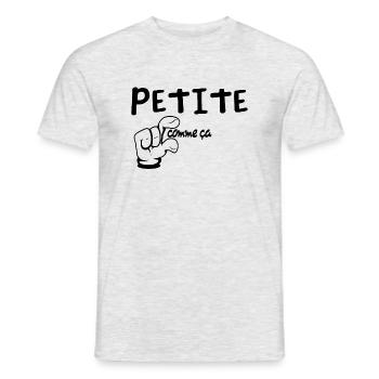So klein - Humor - Männer T-Shirt - Grau meliert - Vorne - AI Model Male 178 dark (178cm)