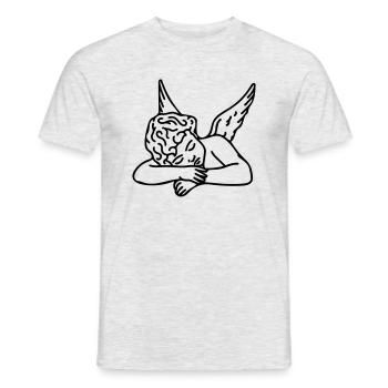 ange - T-shirt homme - gris chiné - Devant - AI Model Male 178 dark (178cm)
