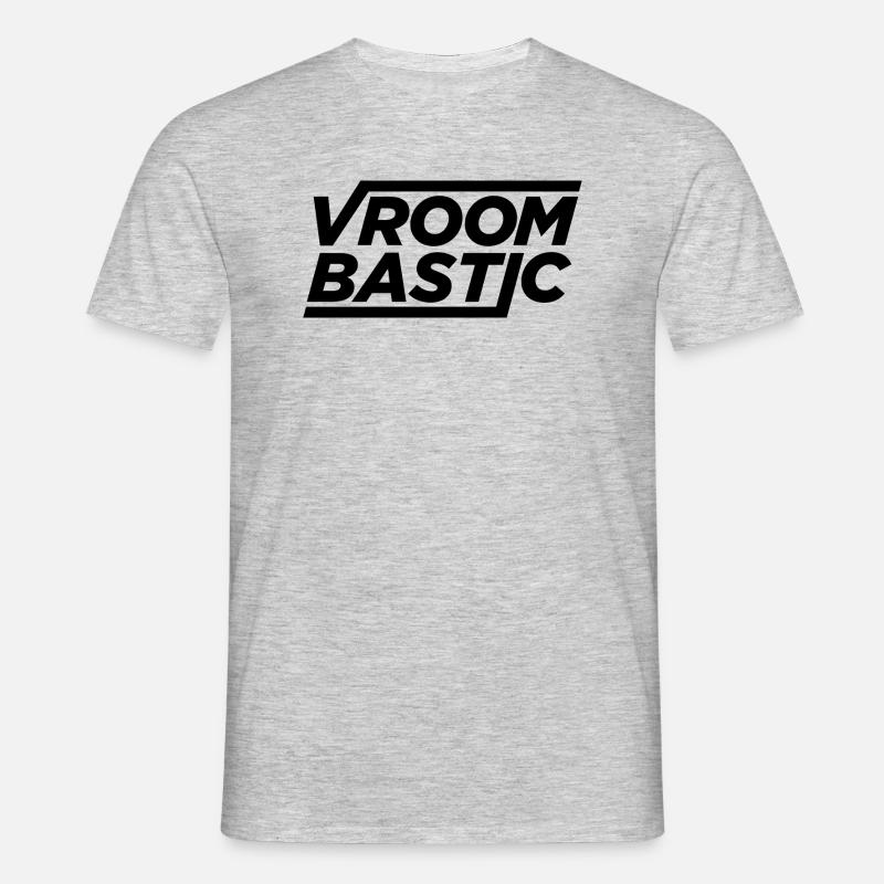 Logo 2Lines Basic Black - Men's T-Shirt - heather grey