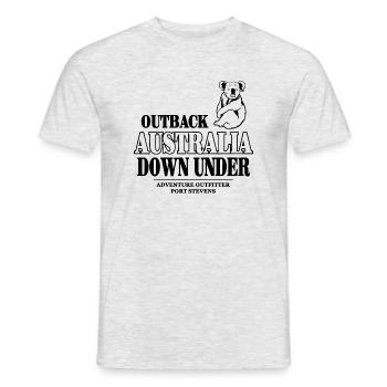 Koala - Australia - Australien - Men's T-Shirt - heather grey - Front - AI Model Male 178 dark (178cm)
