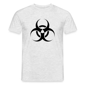 Biohazard - T-shirt homme - gris chiné - Devant - AI Model Male 178 dark (178cm)