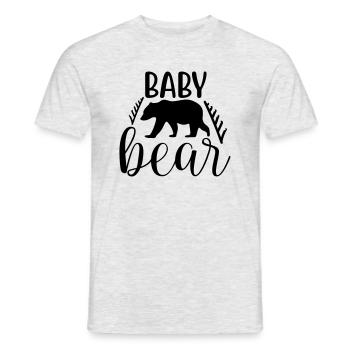 baby 2 bear - Männer T-Shirt - Grau meliert - Vorne - AI Model Male 178 dark (178cm)