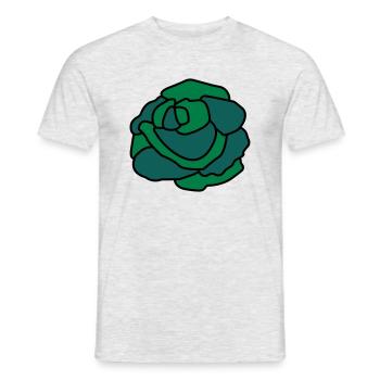 salade - T-shirt homme - gris chiné - Devant - AI Model Male 178 dark (178cm)