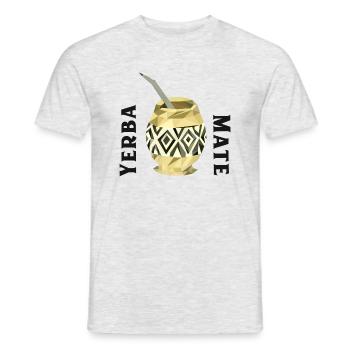 Yerba mate tee - Männer T-Shirt - Grau meliert - Vorne - AI Model Male 178 dark (178cm)
