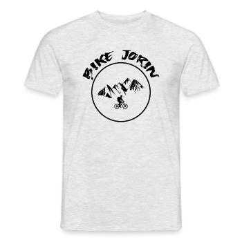Chien Hund - T-shirt homme - gris chiné - Devant - AI Model Male 178 dark (178cm)