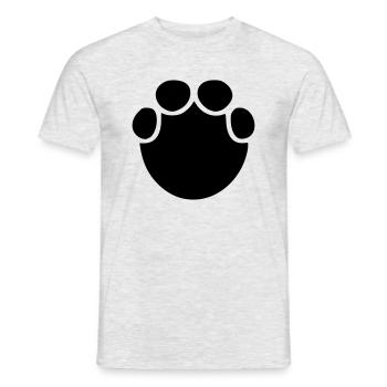 Elefant - Männer T-Shirt - Grau meliert - Vorne - AI Model Male 178 dark (178cm)