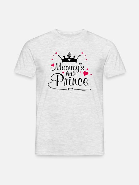 Mommy's prince - Men's T-Shirt - heather grey