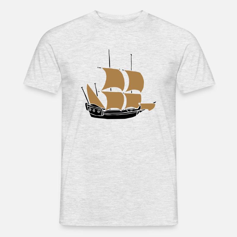 ship - Männer T-Shirt - Grau meliert