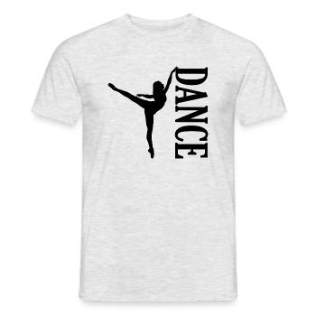 Danse Musique de danse - T-shirt homme - gris chiné - Devant - AI Model Male 178 dark (178cm)