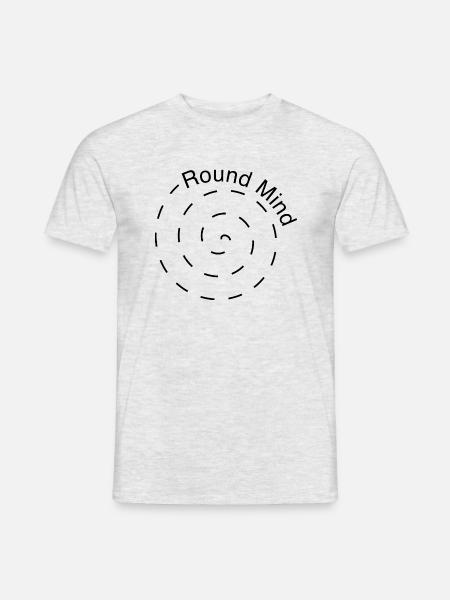 Round Mind - Men's T-Shirt - heather grey