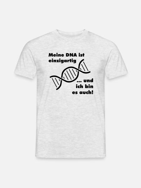meine DNA - Männer T-Shirt - Grau meliert