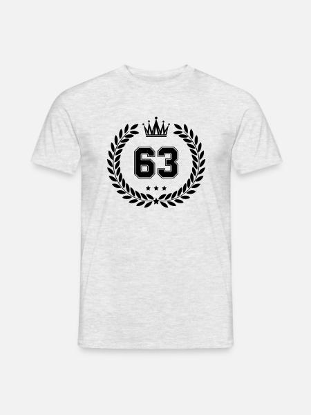 wappen 63 - Männer T-Shirt - Grau meliert