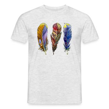 Re - T-shirt homme - gris chiné - Devant - AI Model Male 178 dark (178cm)