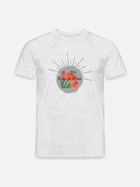 Women - Männer T-Shirt - Grau meliert
