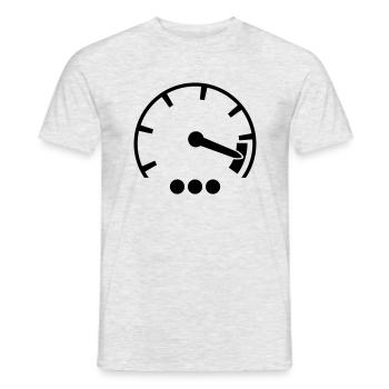 tacho__f1 - Men's T-Shirt - heather grey - Front - AI Model Male 178 dark (178cm)