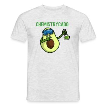 Chimiste Chimiste Technicien de laboratoire chimique Technicien chimique Technicien chimique - T-shirt homme - gris chiné - Devant - AI Model Male 178 dark (178cm)