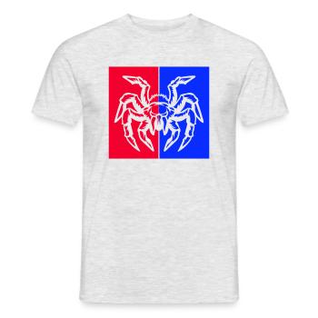 spider spider - Men's T-Shirt - heather grey - Front - AI Model Male 178 dark (178cm)