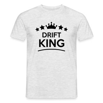drift king stars - Männer T-Shirt - Grau meliert - Vorne - AI Model Male 178 dark (178cm)