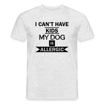 Hund Chien - T-shirt homme - gris chiné - Devant - AI Model Male 178 dark (178cm)