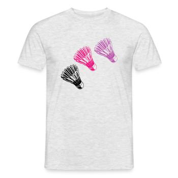 federball - Männer T-Shirt - Grau meliert - Vorne - AI Model Male 178 dark (178cm)