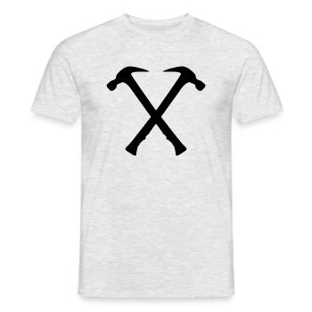 Marteau 2 - T-shirt homme - gris chiné - Devant - AI Model Male 178 dark (178cm)