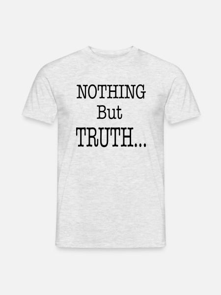 NothingButTruthVect - Men's T-Shirt - heather grey