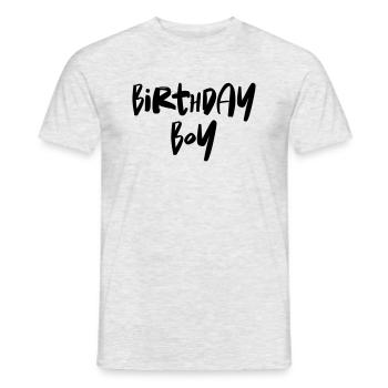 Birthday Boy - Männer T-Shirt - Grau meliert - Vorne - AI Model Male 178 dark (178cm)