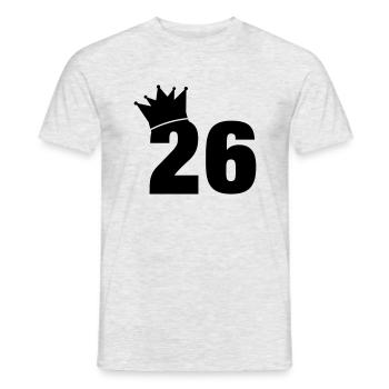 26_krone_f1 - Männer T-Shirt - Grau meliert - Vorne - AI Model Male 178 dark (178cm)