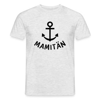 Mamitän - Men's T-Shirt - heather grey - Front - AI Model Male 178 dark (178cm)