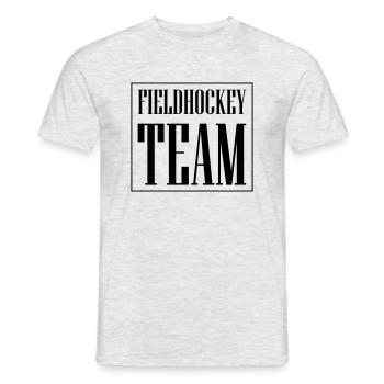 Équipe de hockey sur gazon - T-shirt homme - gris chiné - Devant - AI Model Male 178 dark (178cm)