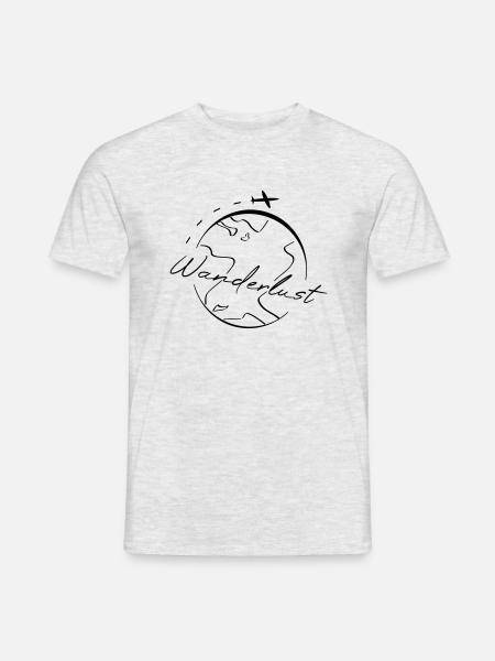 Esprit d'aventure - T-shirt homme - gris chiné