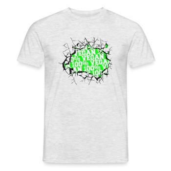 birthday present present idea joke funny quote - Men's T-Shirt - heather grey - Front - AI Model Male 178 dark (178cm)